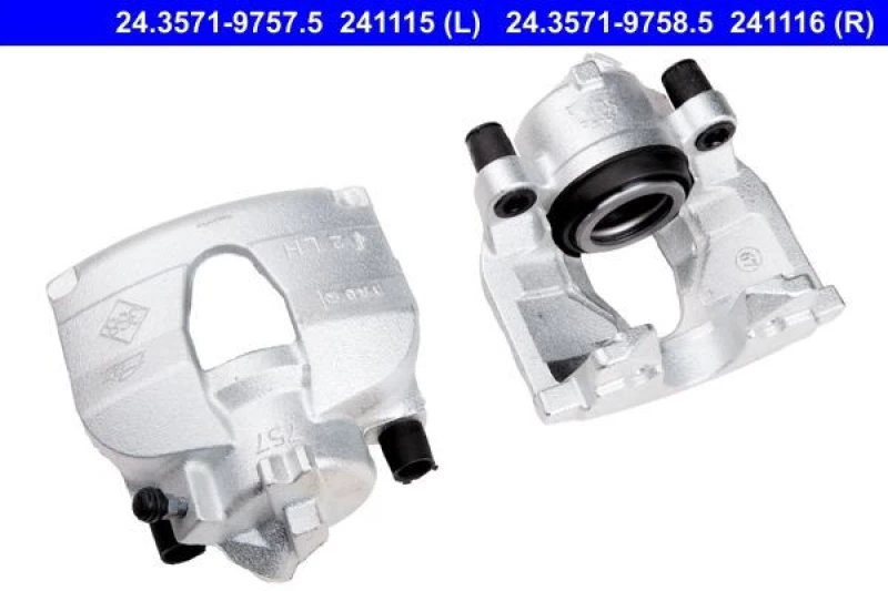 Image of ATE 24.3571-9758.5 Brake caliper without holder Brake Caliper (78)