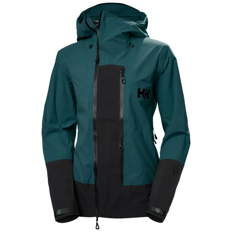 Image of Helly Hansen Womens hooded waterproof jacket Helly Hansen Odin Bc Infinity Shell Vert Female L