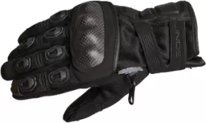 Image of Lindstrands Siljan Motorcycle Gloves, black, Size S M, black, Size S M