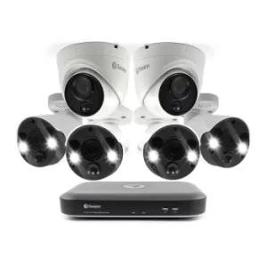 image of Swann 6 Camera 4K Ultra HD DVR CCTV System with 2TB HDD