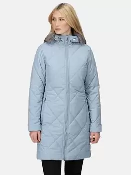 Image of Regatta Fritha II Quilted Jacket - Grey, Size 24, Women