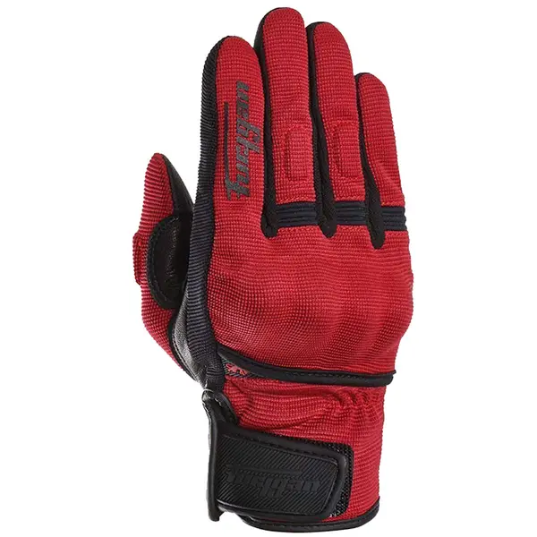 Image of Furygan 4486-338 Gloves Jet Lady D3O Burgundy Black Size XL
