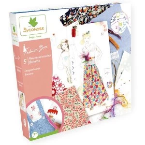 Sycomore Fashion Box Childrens Bohemian Fashion Design Boards