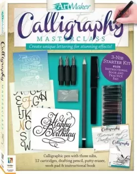 Image of Art Maker Calligraphy Masterclass Kit (portrait) by Hinkler Books
