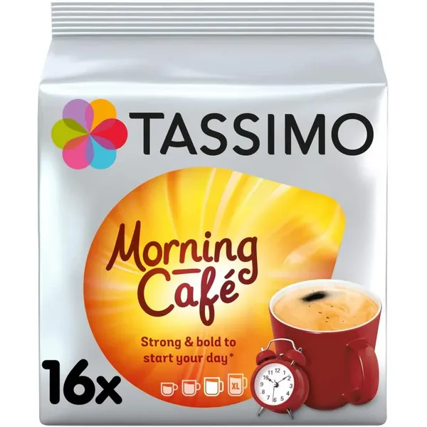 Image of Tassimo Morning Cafe Coffee 16 Pods