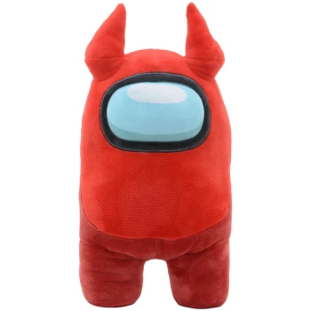 image of Official Among Us 30cm Plush - Red + Horns