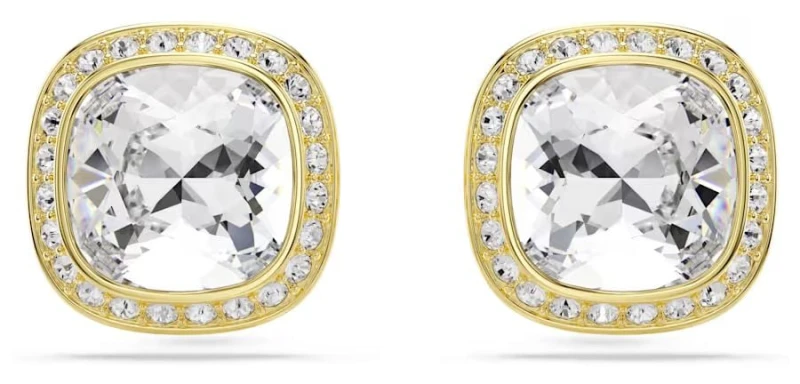 Image of Swarovski 5764762 Una Angelic stud earrings, Cushion cut, Jewellery