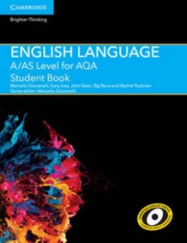 Image of English Language. A/as Level for Aqa Student Book by Marcello Giovanelli Paperback