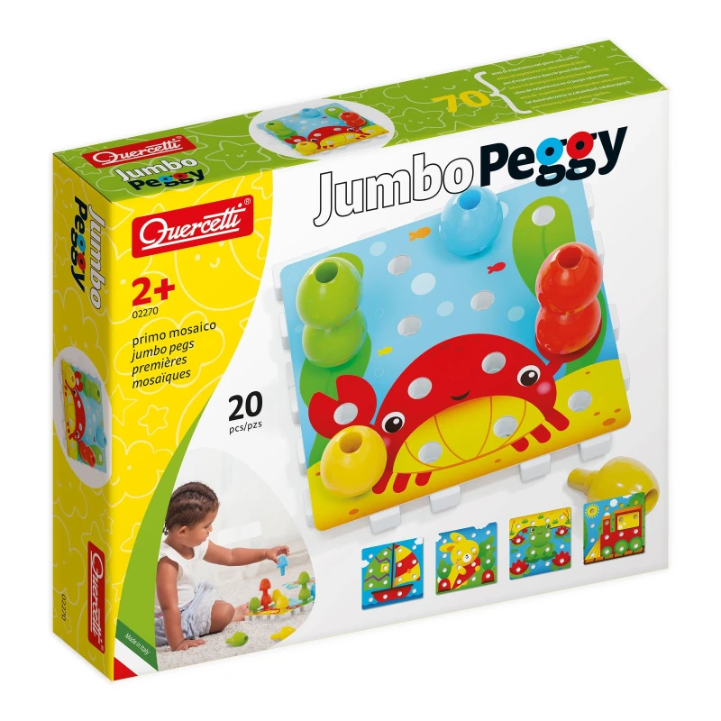 Image of Quercetti Chunky Peggy Multi unisex One Size