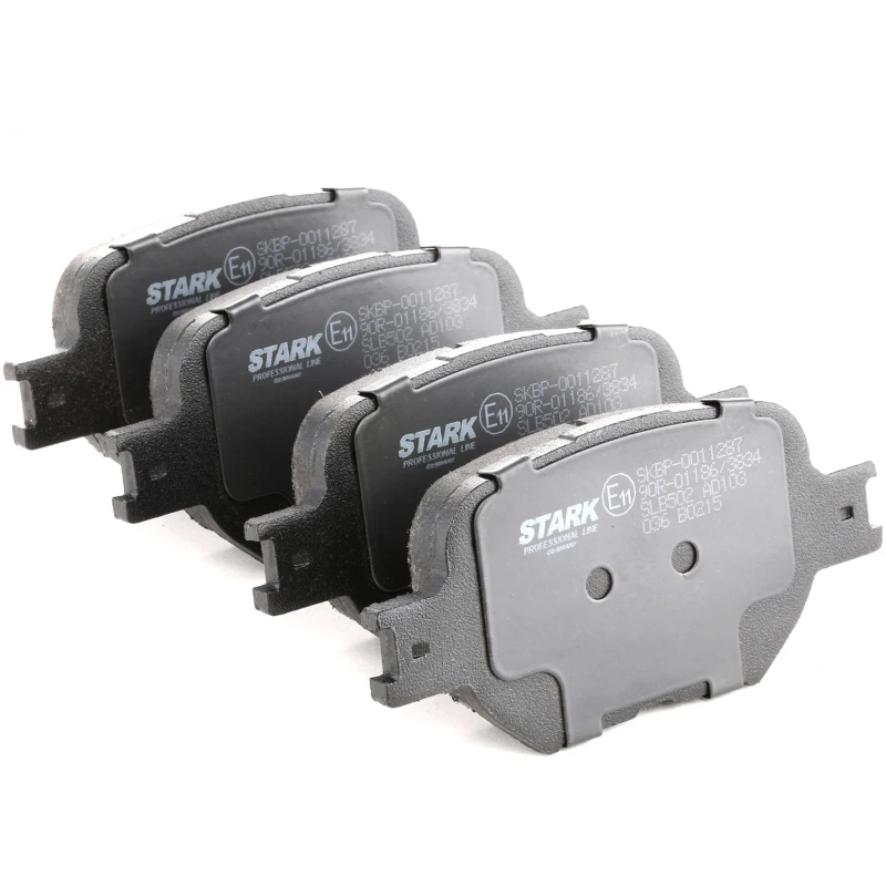 Image of STARK SKBP-0011287 Brake pad set Front Axle, excl. wear warning contact Brake Pad Set,disc brake (402)