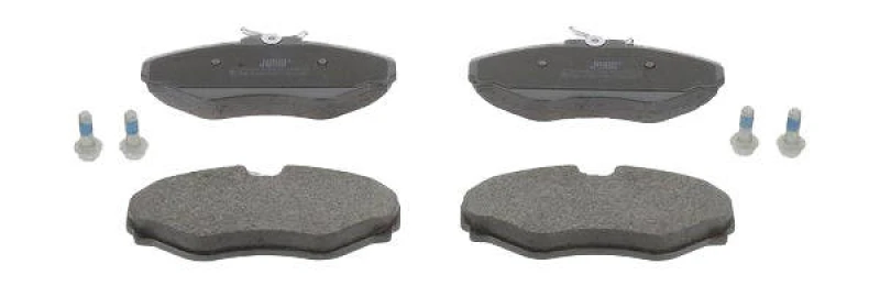 Image of JURID 573099J Brake pad set not prepared for wear warning indicator, with accessories Brake Pad Set,disc brake (402)