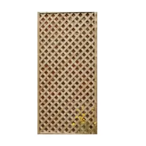 Image of Wickes Diamond Trellis Panel - 300mm x 1.8m