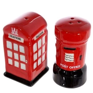 Image of Telephone and Letterbox Salt and Pepper Set