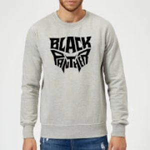 image of Black Panther Emblem Sweatshirt - Grey - L