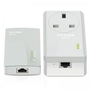 Image of TP Link 600 Mbps Passthrough Powerline Adapter Starter Kit