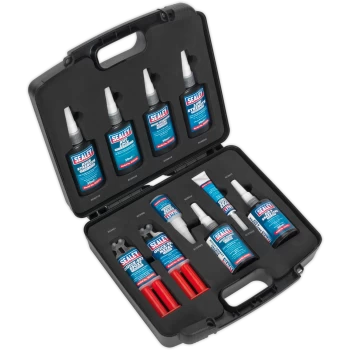 Image of Sealey 10 Piece Adhesive and Sealant Kit