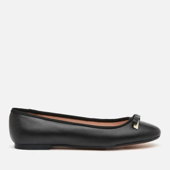 Image of Ted Baker Womens Sualo Leather Ballet Flats - Black - UK 4
