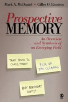 Image of Prospective Memory by Mark A. Mcdaniel Book