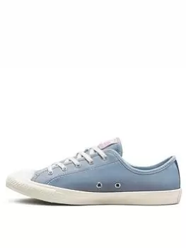 image of Converse Chuck Taylor All Star Dainty Denim Fashion Ox - Blue Size 3, Women