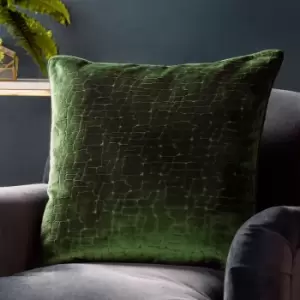 Image of Bloomsbury Velvet Cushion Emerald, Emerald / 50 x 50cm / Cover Only