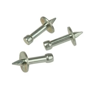 Image of Rawlplug 04 044 Washered Masonry Nails 3.7 x 25mm Pack of 100