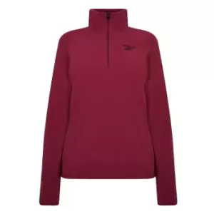 Image of Reebok Zip Fleece Top - Pink