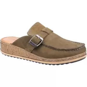 Image of Hush Puppies Womens Sorcha Mule Nubuck Suede Slip On Sliders UK Size 8 (EU 41-42)