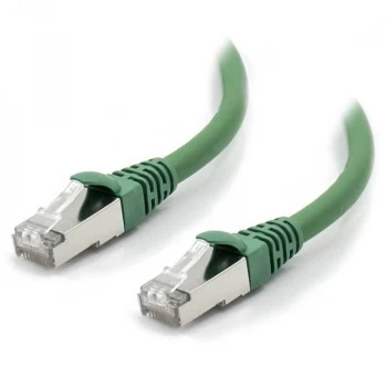 Image of Patch Cord RJ45 CAT.6 F/UTP LSZH Snagless Green - 0.30 M Full Copper