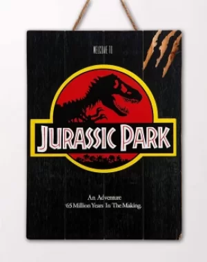 Image of Jurassic Park Welcome To Jurassic Park WoodArts 3D Print