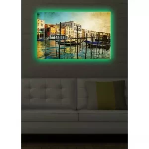 Image of 4570DACT-7 Multicolor Decorative LED Lighted Canvas Painting