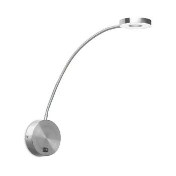 Image of Forlight Llit - LED Wall Reading Lights Satin Nickel 3.3W 4000K 133lm