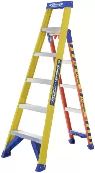 Image of Werner Leansafe 3-in-1 Fibreglass Multi Purpose Ladder