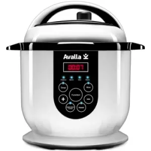 image of Avalla K-45 2.5L Smart Pressure Cooker, Steamer And Food Warmer - White