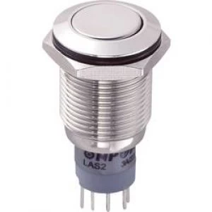 image of Tamper proof pushbutton 250 V AC 3 A 1 x OnOn TRU COMPONENTS