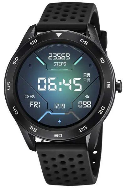 Image of Lotus L50013/5 SmarTime Mens Black Silicone Strap + Watch