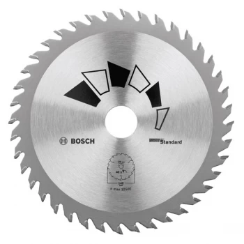 Image of Bosch 2608641172 Circular Saw Blade Optiline Wood 160x20/16x1.8mm ...