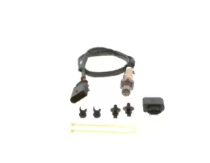 Image of Bosch Lambda sensor 0 258 027 00F Oxygen sensor,O2 sensor VW,AUDI,PORSCHE,Jetta IV (162, 163, AV3, AV2),Beetle Schragheck (5C1, 5C2)