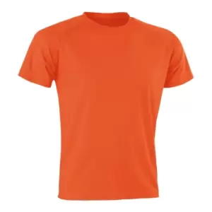 Image of Spiro Mens Aircool T-Shirt (XS) (Orange)