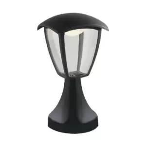 image of Fan Europe LADY Outdoor LED Pedestal Light Black, IP44 800lm 4000K 17x39cm