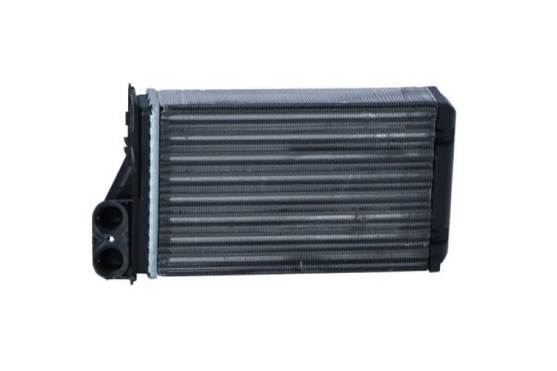 Image of NRF 53553 Heat Exchanger EASY FIT with rubber grommet Aluminium Heat Exchanger,interior heating (467)