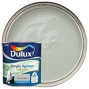 image of Dulux Simply Refresh One Coat Tranquil Dawn Matt Emulsion Paint 2.5L