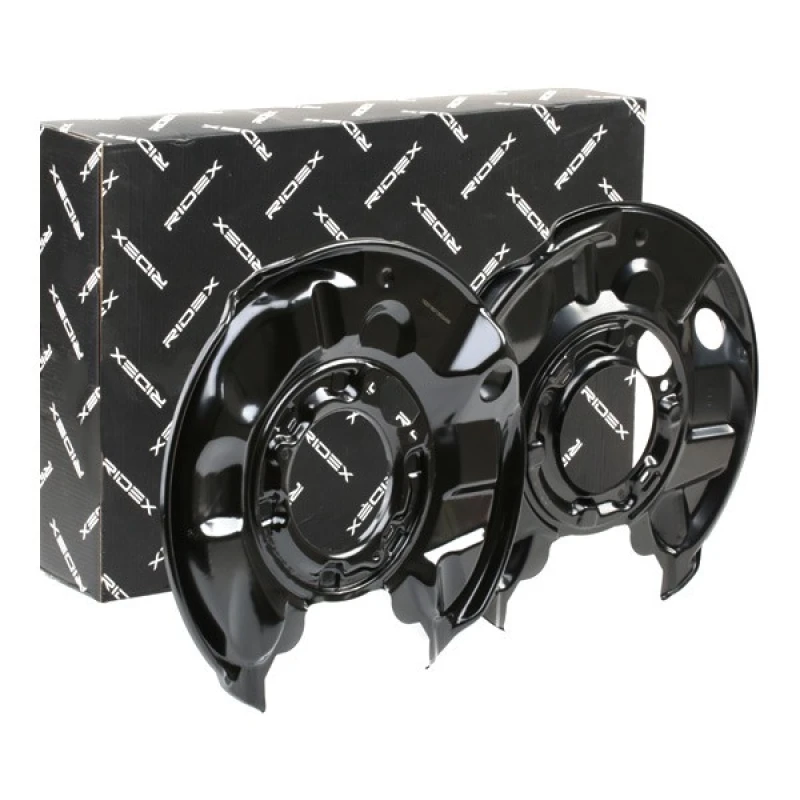 Image of RIDEX 1330S0280 Brake Disc Back Plate Rear Axle Right Sheet Steel Splash Panel,brake disc (1330)