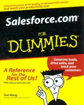 Image of Salesforce.Com for Dummies by Thomas Wong Paperback