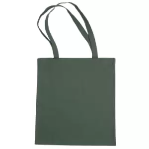 Image of Jassz Bags "Beech" Cotton Large Handle Shopping Bag / Tote (One Size) (Military Green)