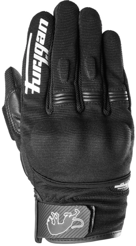 Image of Furygan Jet D3O Evo Motorcycle Gloves, black-white, Size XL for Men
