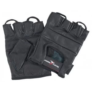 Image of Precision Full Leather Weightlifting Gloves Medium
