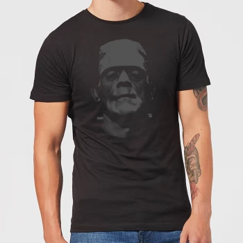 image of Universal Monsters Frankenstein Black and White Mens T-Shirt - Black - 3XL - Black