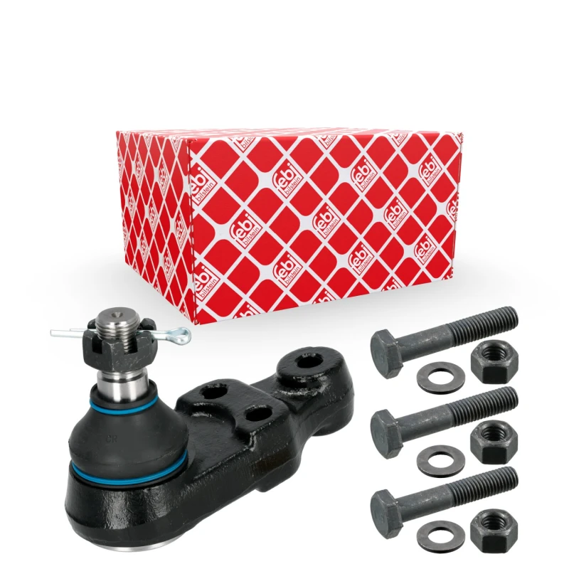Image of FEBI BILSTEIN 10161 Ball joint Front Axle Right, with washers Support-/Steering Link (2462)