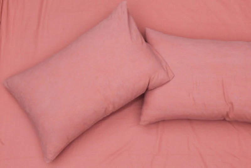 Image of Smart Living Smart Living Elegant 100% Cotton Housewife Pillowcases - Soft, Durable, and Breathable in Rose Size: Standard Pillow Case Rose Standard
