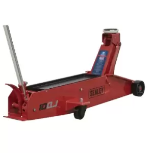 Image of Sealey Premier Trolley Jack 10 Tonne Long Reach